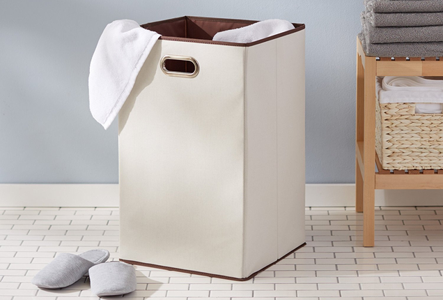 AmazonBasics Foldable Laundry Hamper | $9 | Amazon